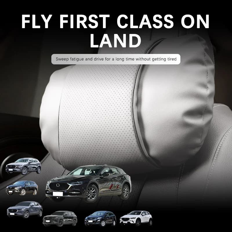 Supporto per auto Poggiatesta per Mazda CX5 CX30 CX70 CX80 CX90 CX30 CX60 Auto Pelle Scamosciata Cuscino per il collo Morbido Comfort Accessori da viaggio
