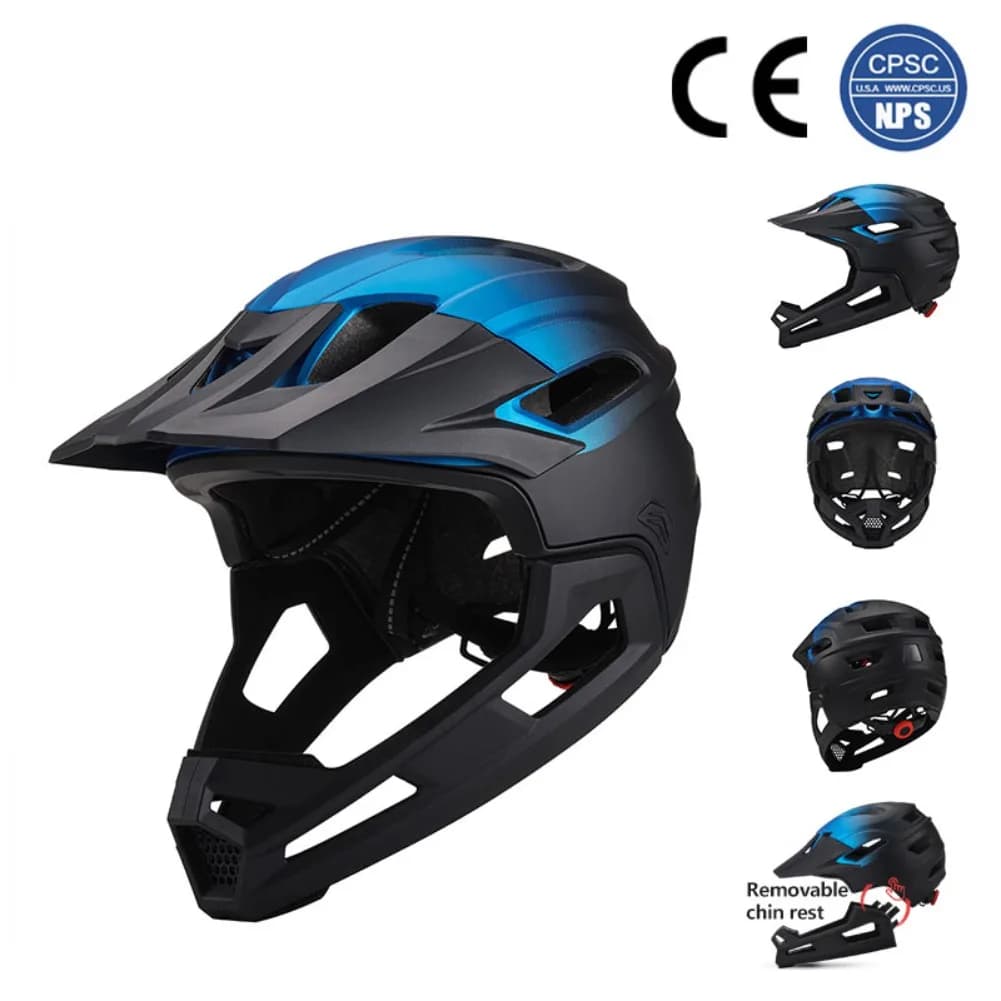 Detachable Integral Bicycle Helmet for Adult Men Protection Bike Helmet Shield Road Safety Cycling Equipment MTB