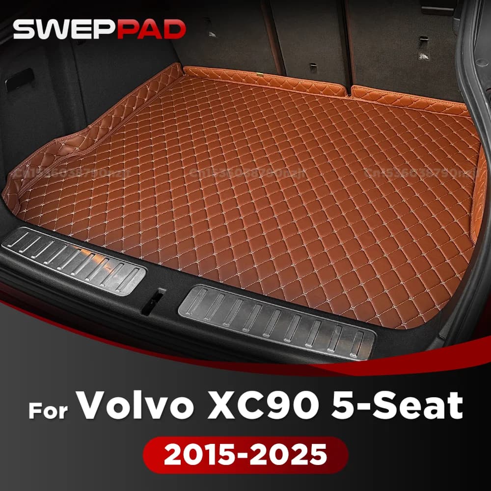 For Volvo XC90 5 seats 2015-2025 2024 2023 22 21 20 19 18 17 16 3D Baggage of a car Zerbino Cargo Liner Carpet Interior Accessories Cover