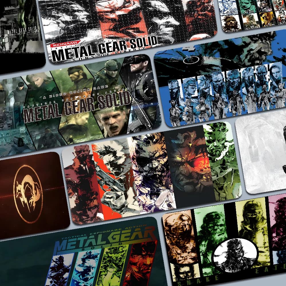 Metal Gear Solid Mousepad Boy Pad Tappetino per mouse da gioco in gomma naturale Dimensioni tappetino da scrivania per giochi World of Tanks CS GO Zelda