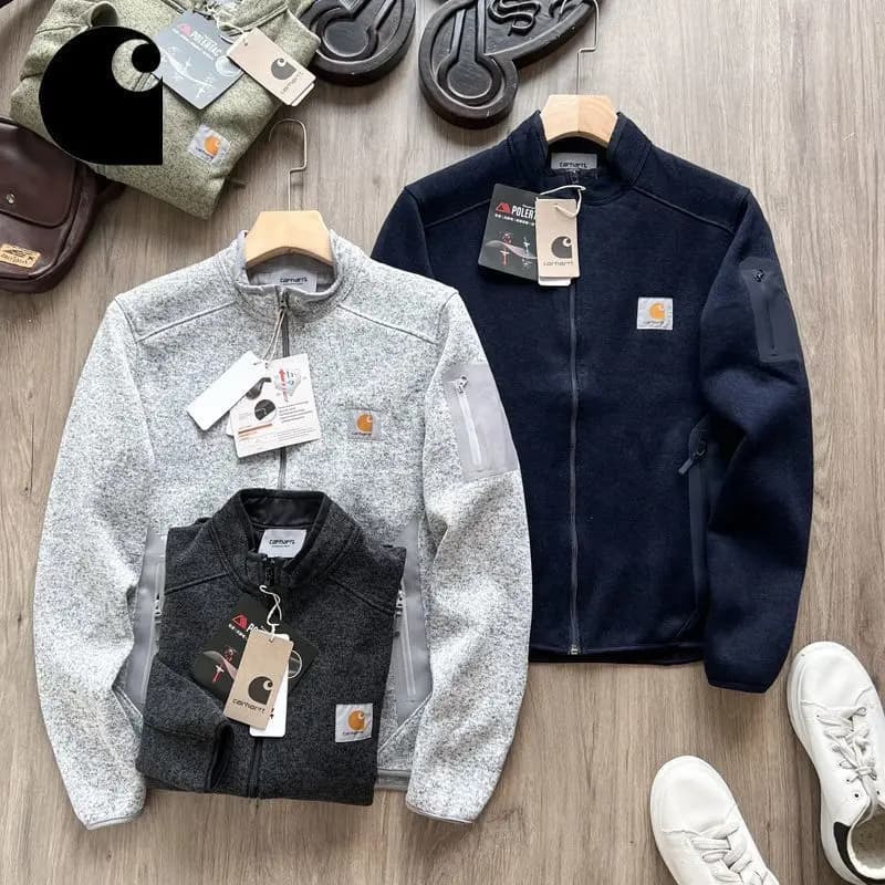 Men Women Zipper Knit Cardigan Stand Collar Slim INS Trendy Sweater Jacket Spring Autumn Outerwear