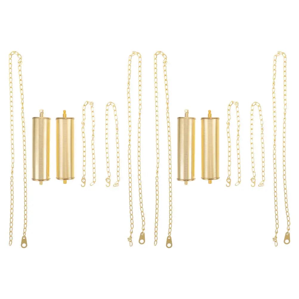 2 Set di martelli decorativi per orologi, in metallo cavo con design floreale, per la sostituzione del peso del pendolo di orologi da parete, da terra e a pendolo, lisci