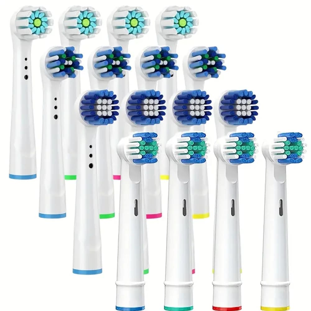 16/20 pcs heads for spare head for electric toothbrush Oral B Refilling sensitive interdental wire Cross-action (Not for iO)