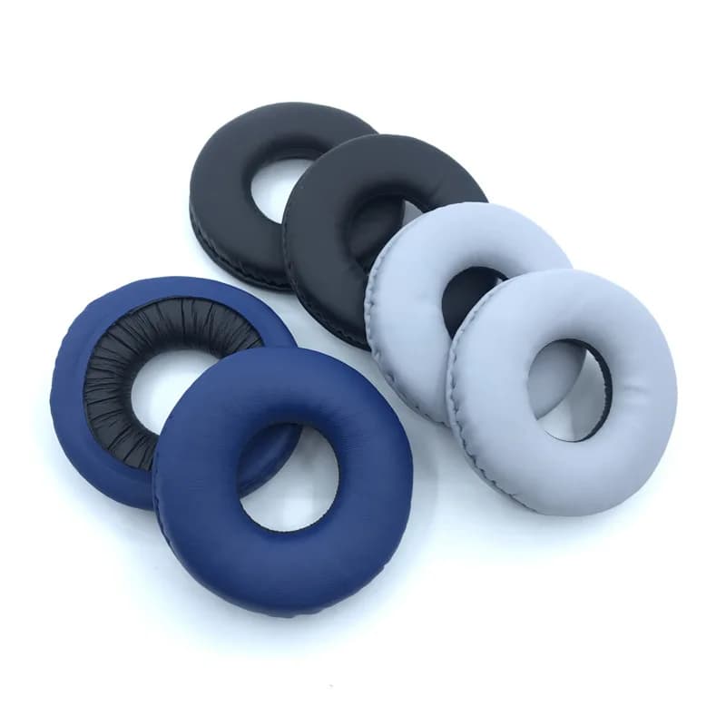 1 Pair 70mm Ear Pads For Sony MDR ZX110 ZX110AP ZX110NC ZX110NA Headphone Earpads Replacement Headset Ear Pad PU Leather
