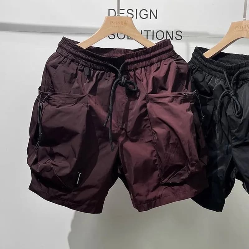 Pantaloncini Sportivi da Uomo per Esterni, Nuovi Modelli Estivi 2026, Sciolti a Gamba Dritta, Stile Casual Americano Giovanile
