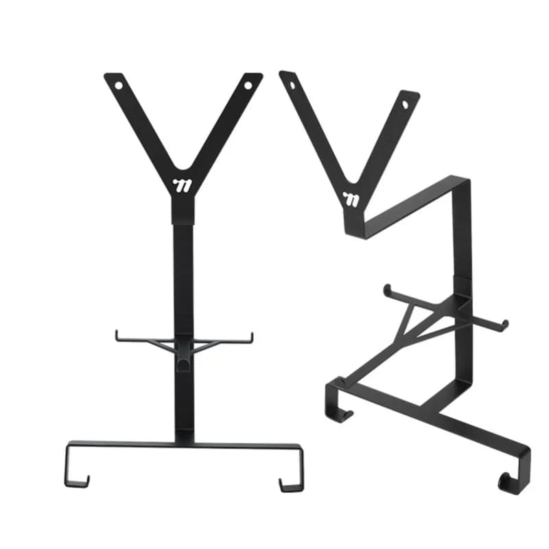Wall Mount for Bicycle Equipment, Display and Hook for Bicycle Helmet