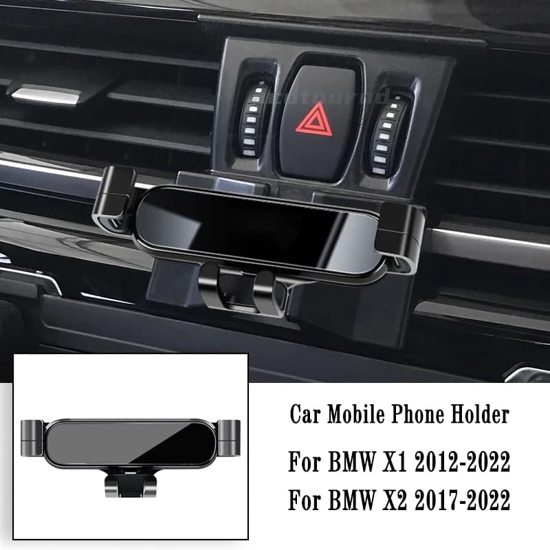 Car phone support for BMW X1 X2 F39 F47 F48 F49 2012-2022 gravity navigation bracket GPS support for air output clip