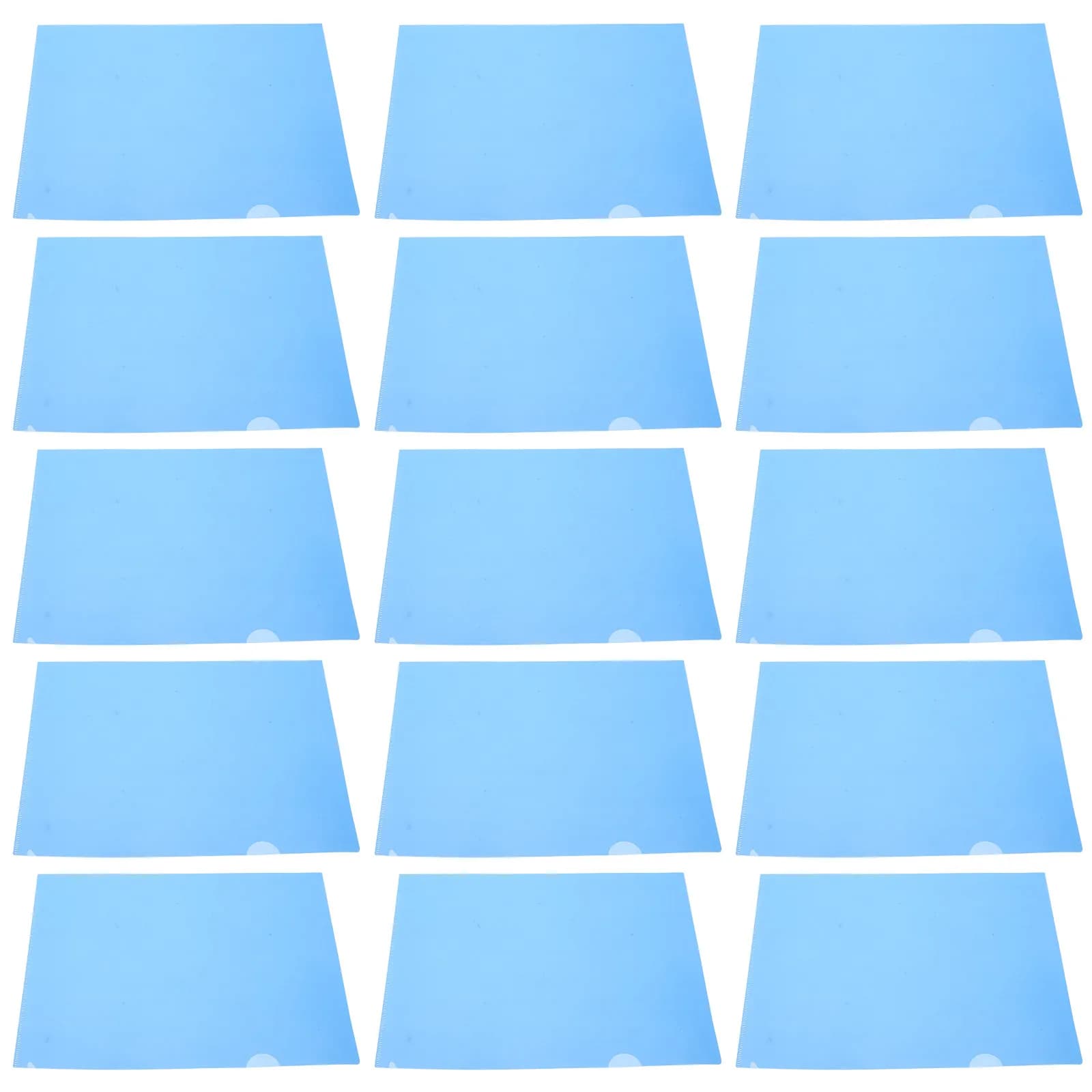 25Pcs Waterproof Plastic Document Bags Transparent A4 Side Opening File Organizer Folder Office School Receipt Holder Document