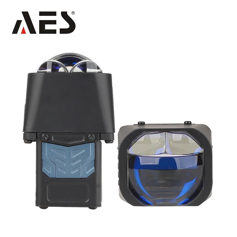AES 2PCS 1.5 ''P5-Ultra Matrix Doppio Laser led Lente Del Proiettore 52W Premium Auto Luci Matrix Mini Lente Per Tutti I Modelli di Auto