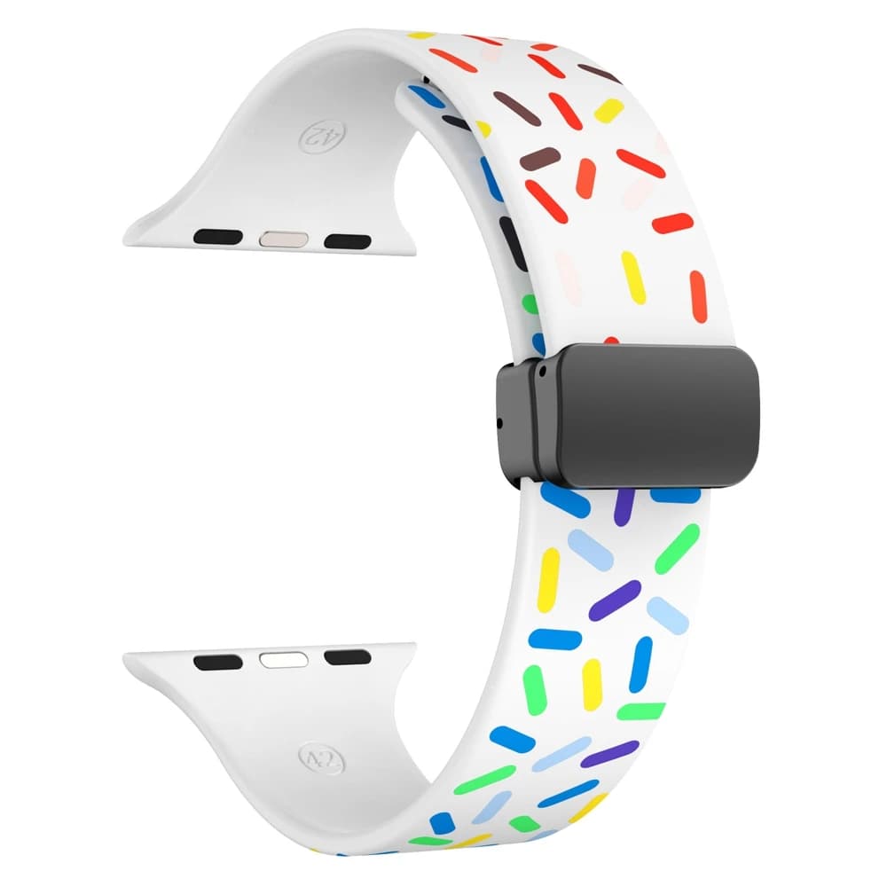 Cinturino magnetico per Apple watch ultra 2 band 49mm 44mm 40mm 45mm 41mm 38mm 42mm 45mm bracciale in Silicone serie iWatch 9 8 6 7 se