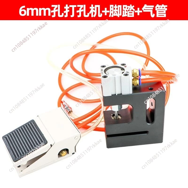 Pneumatic punching machine for PP film bags for BOPP plastic bags for round holes DK6