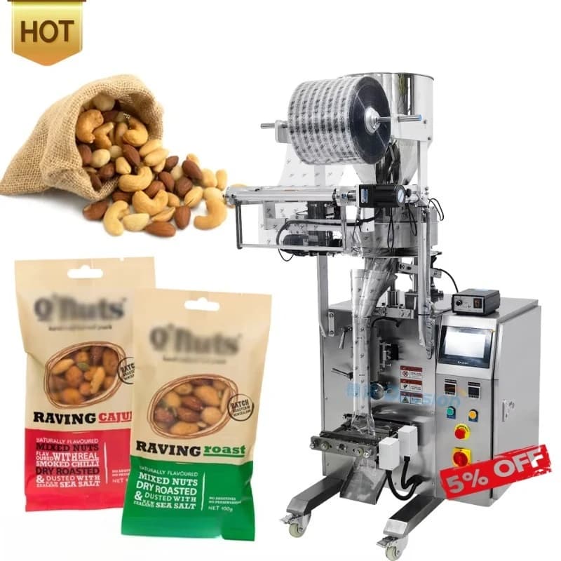 Macchina confezionatrice e sigillatrice automatica personalizzata per bustine di frutta secca e frutta secca Macchina confezionatrice per anacardi e pistacchio
