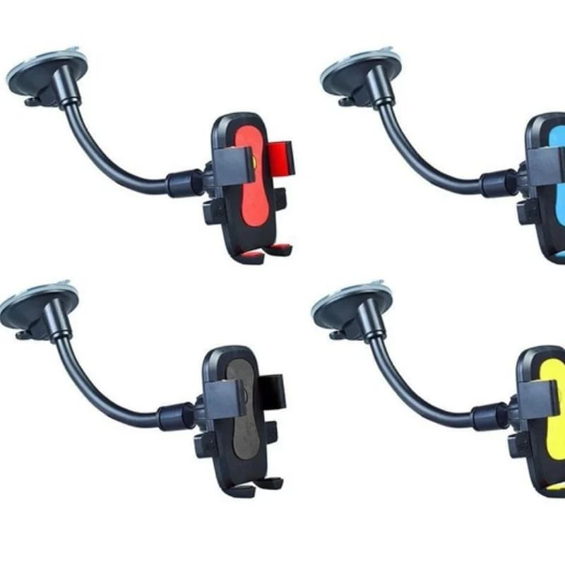 Supporto per telefono cellulare con supporto per auto con rotazione a 360 gradi, braccio lungo flessibile da 1 pezzo per il tuo supporto per auto con supporto per telefono cellulare