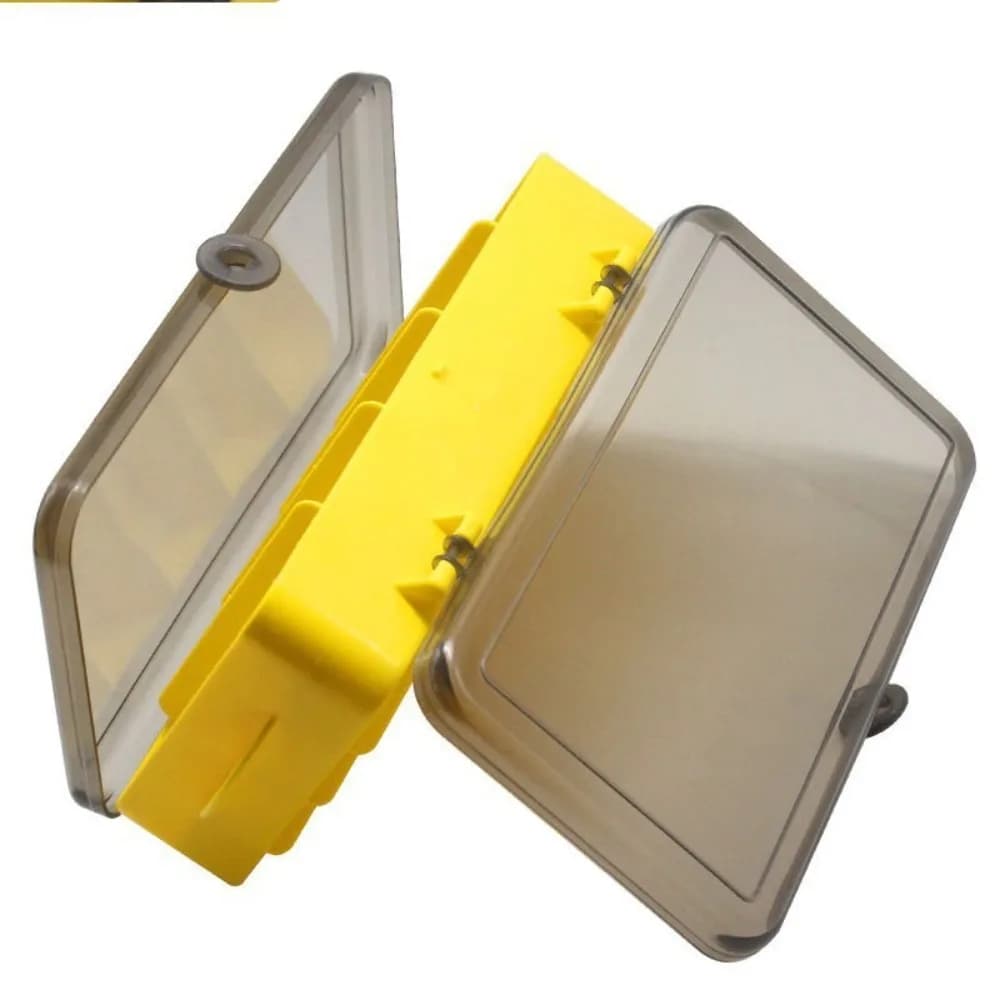 Scatola per Attrezzatura da Pesca a Doppio Lato, Identificazione Rapida, Multi-Scomparto, Contenitore Portatile in ABS