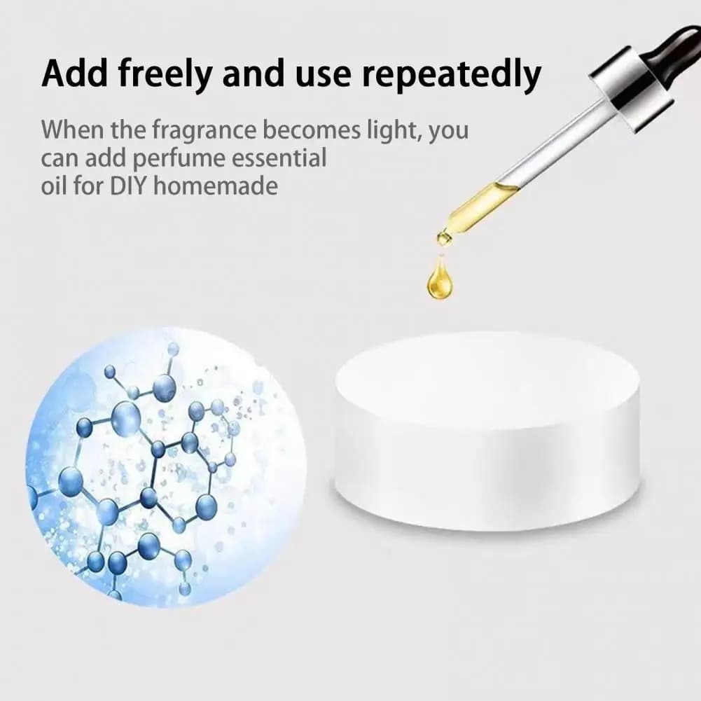 Car perfume aromatherapy tablets for car compact deodorant for light environments useful charging tablets for car deodorant