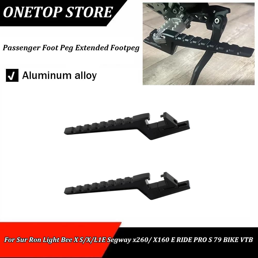 Moto Passegger Extended Pedal For Sur Ron Light Bee XS/X/L1E Segway x260/X160 E RIDE PRO S 79 BIKE VTB