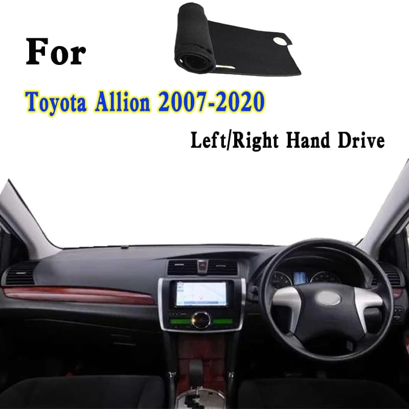 For Toyota Allion II T26 NZ T260 265 A15 A18 ZRT260 2007-2020: Dashboard Covers, Instrument Panel, Insulating and Solar Protection