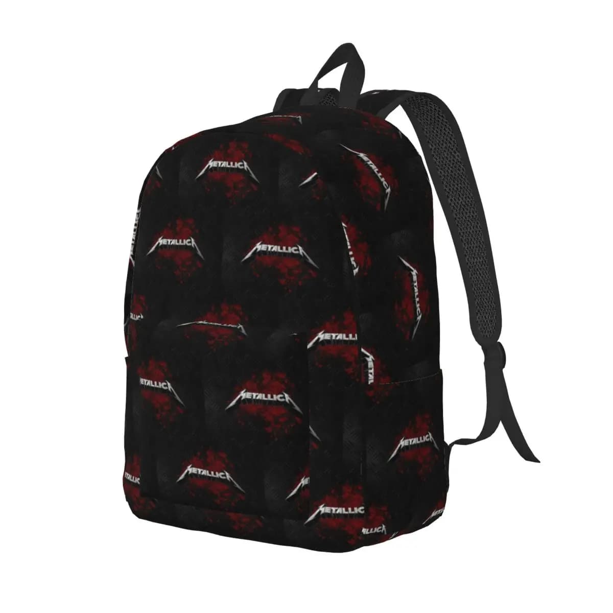 Metallicas Heavy Metal Music Backpack Daypack Large Capacity Kids BookBag School Bag Shoulder Bags for Men Women