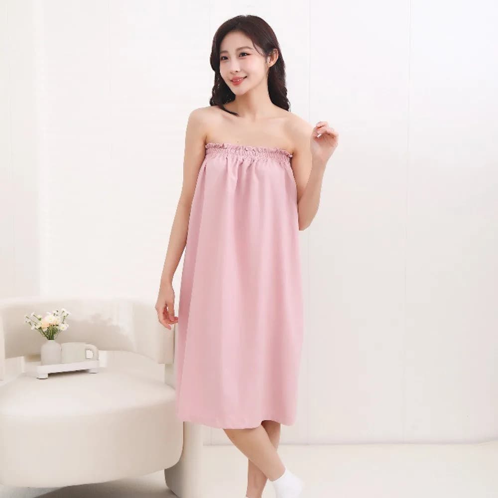 Women's Soft Bath Towels Oversize Wearable Bathrobe Multifunction Spa Bath Bow Wrap Beauty Salon Sauna Resort