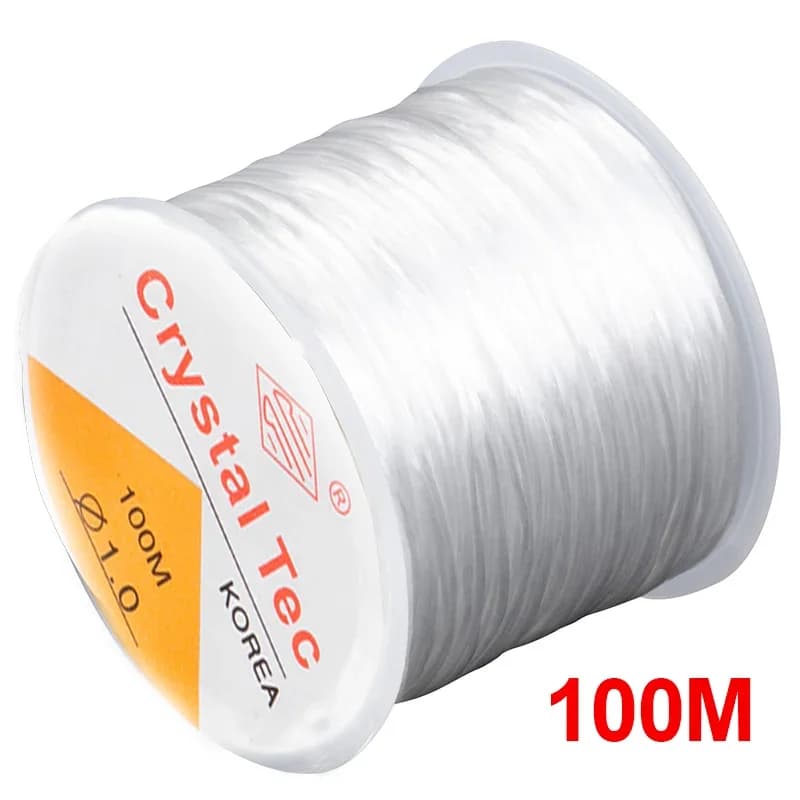100m Strong Elastic Crystal Beading Thread Cord Jewelry Making Necklace Bracelet DIY Beads String Stretchable Thickness 2029