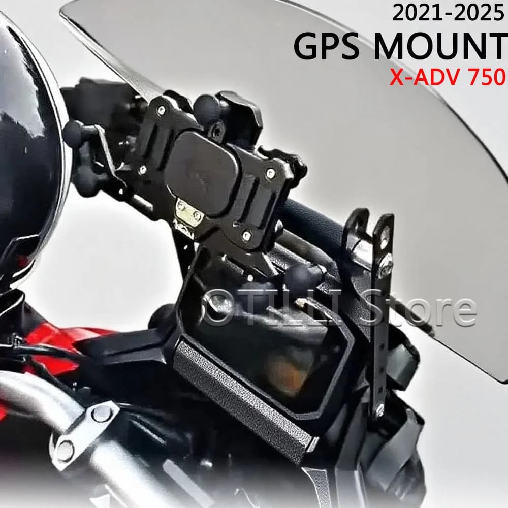 Per Honda XADV 750 staffa di navigazione per moto supporto per manubrio GPS in metallo supporto di ricarica per telefono cellulare accessori moto