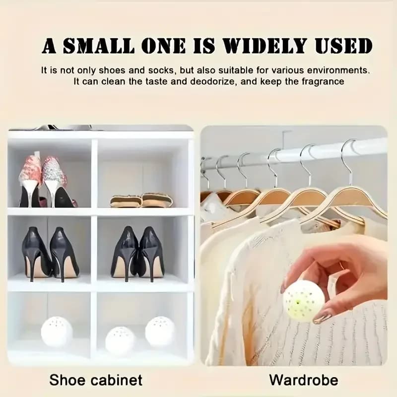 Set di 3 Deodoranti per Scarpe e Calzini, Rimuovi Odori a Lunga Durata per Armadietti e Scarpe, Prodotti per la Pulizia Domestica