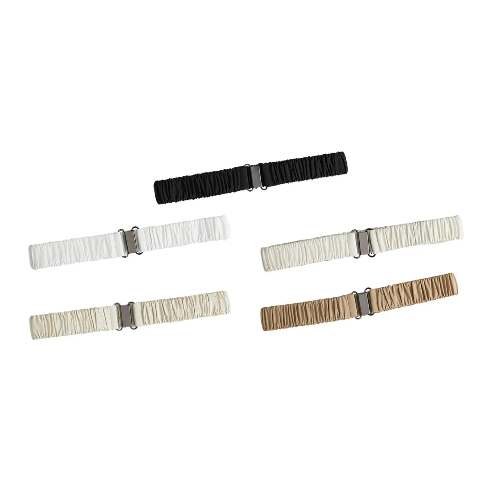 Cintura elastica in vita da donna Semplice ed elegante Cincher in vita Cintura casual elasticizzata in vita per abito imbottito con imbottitura