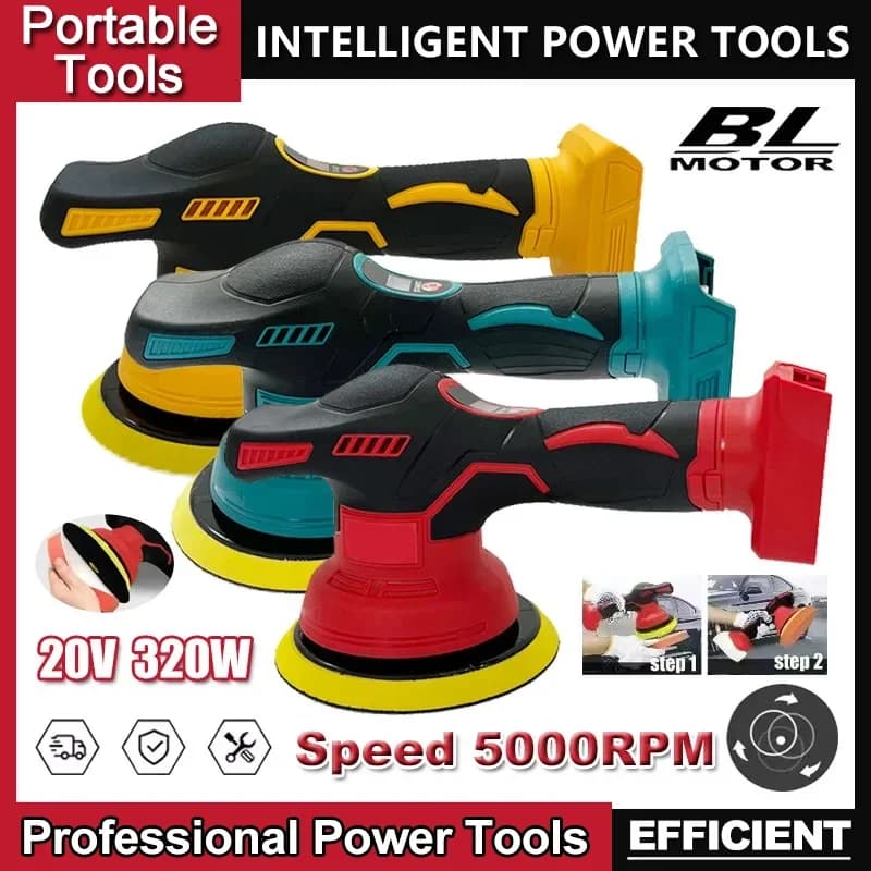 Fit Milwaukee Cordless Car Polisher 8 Marce Regolabile Auto Elettrica Ceretta Levigatura Sigillatura Smalto Strumento Fit Dewalt/Makita
