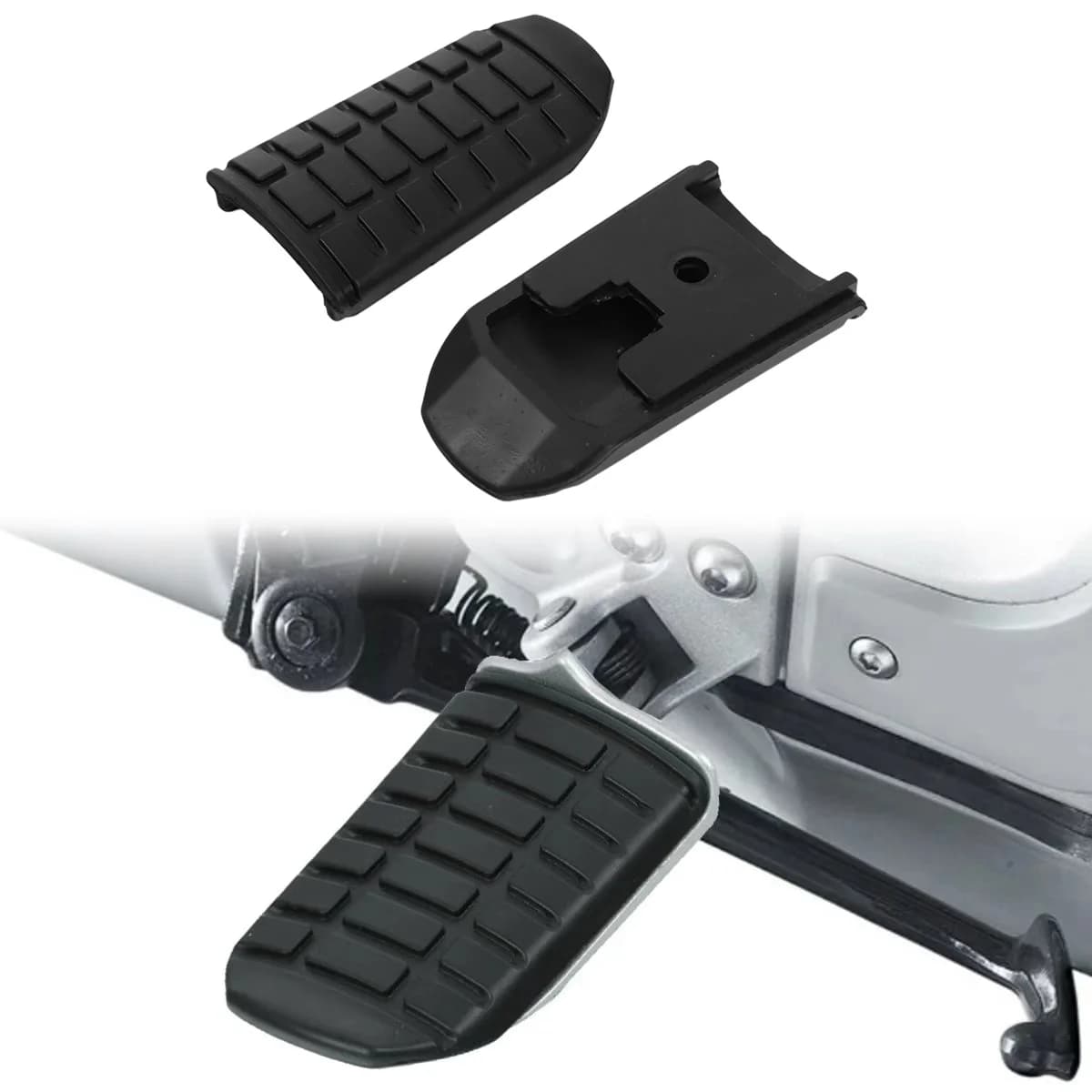 Moto Sinistra Destra Driver Pedane Set di Gomma Per Honda Goldwing GL1800 2001-2010 2012-2017 Passo Principale Parti di Ricambio