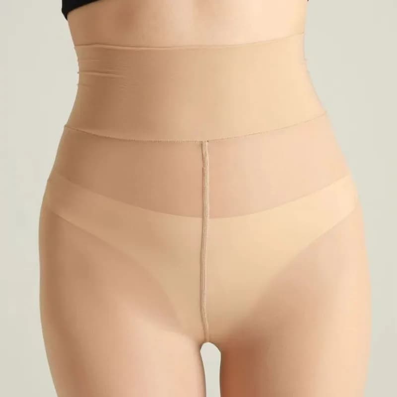 1 paio di leggings estivi taglie forti da donna calze plus fat plus calze a olio di cavallo calze di seta oleose super calde rosse a rete