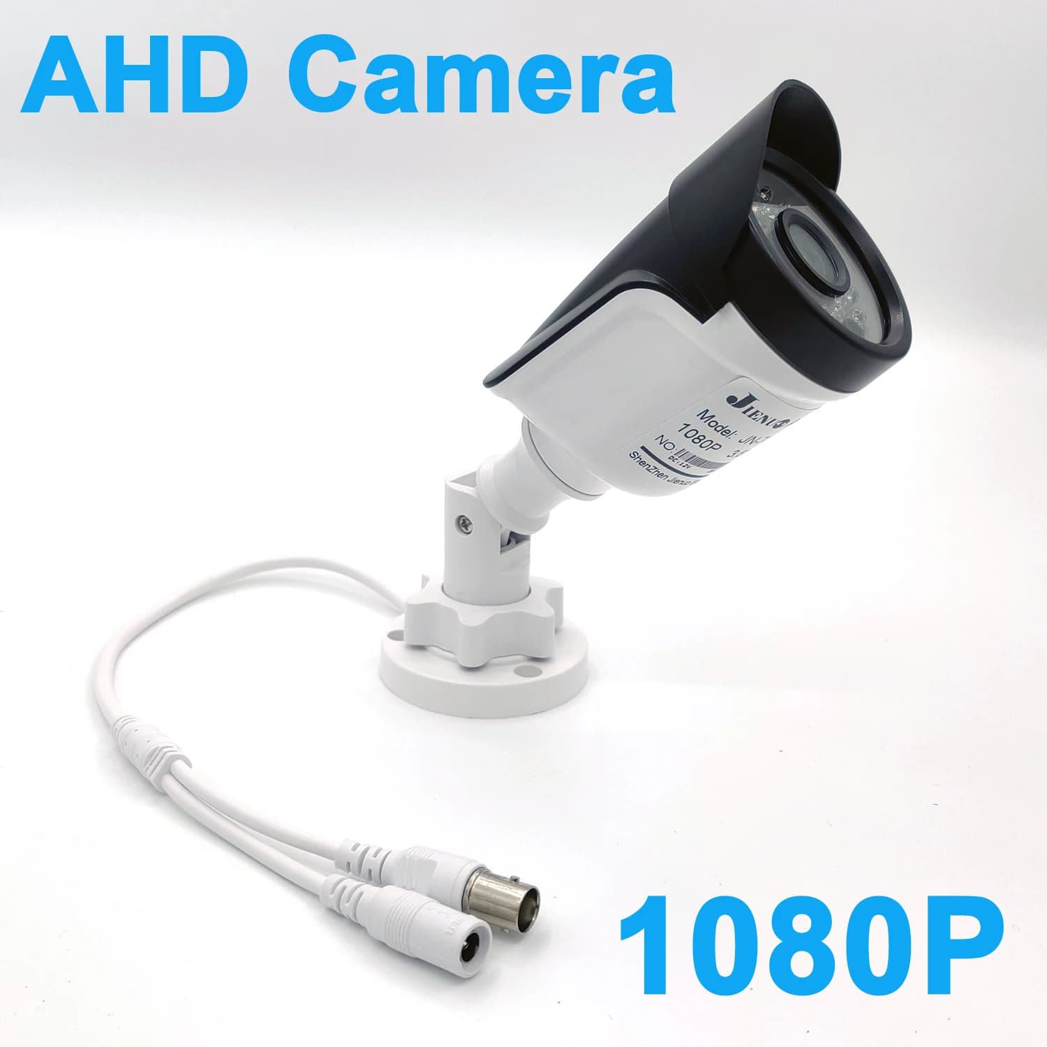 JIENUO AHD 1080P HD Esterna Impermeabile CCTV di Sorveglianza di Sicurezza Visione Notturna BNC 5MP TVI CVI Proiettile Casa Cam 2MP Per AHD DVR