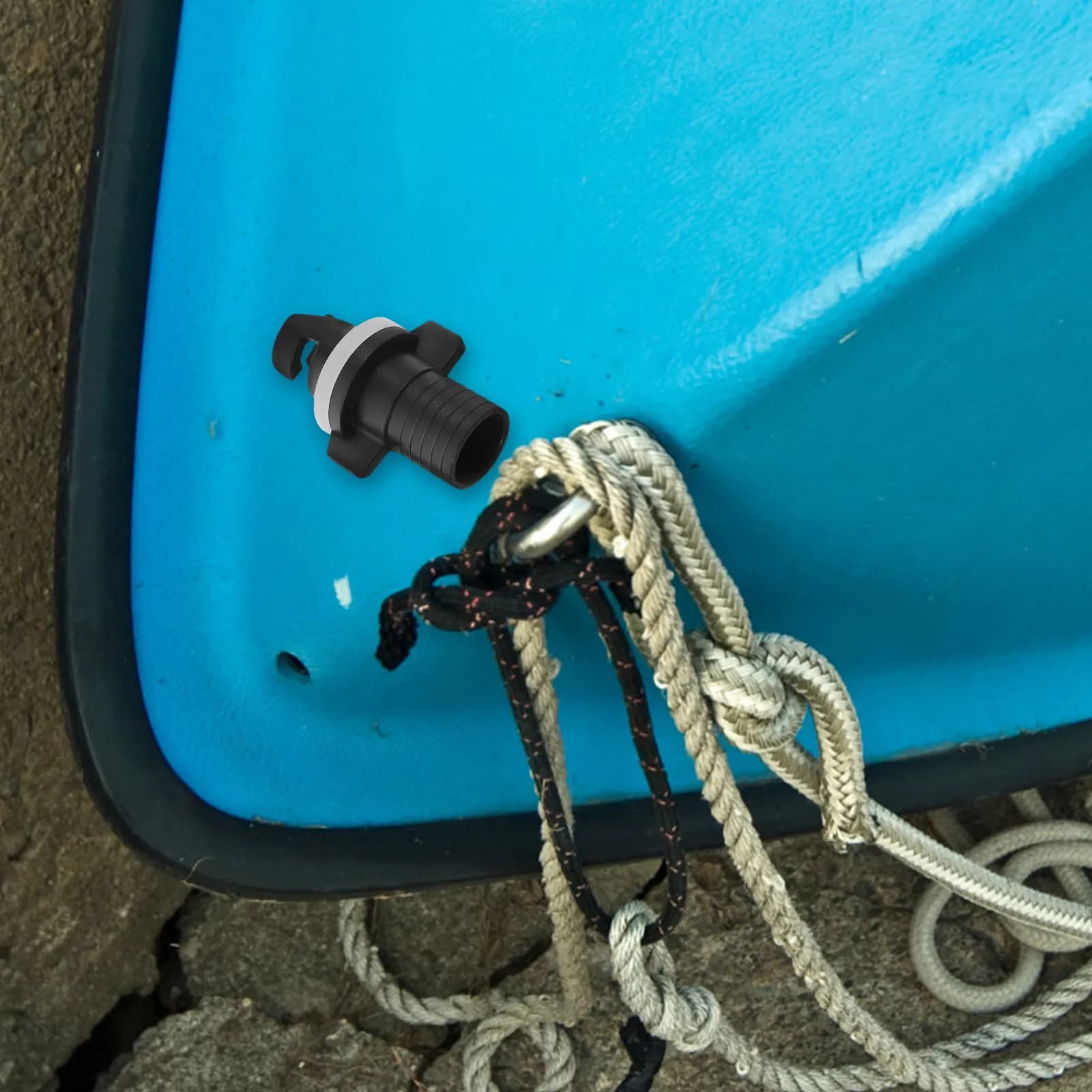 2 Pezzi Adattatore Valvola per Gommone Compatibile con Pompe per Kayak, SUP, Paddle Board, Tavole da Surf, Antigoccia, Gonfiaggio Rapido