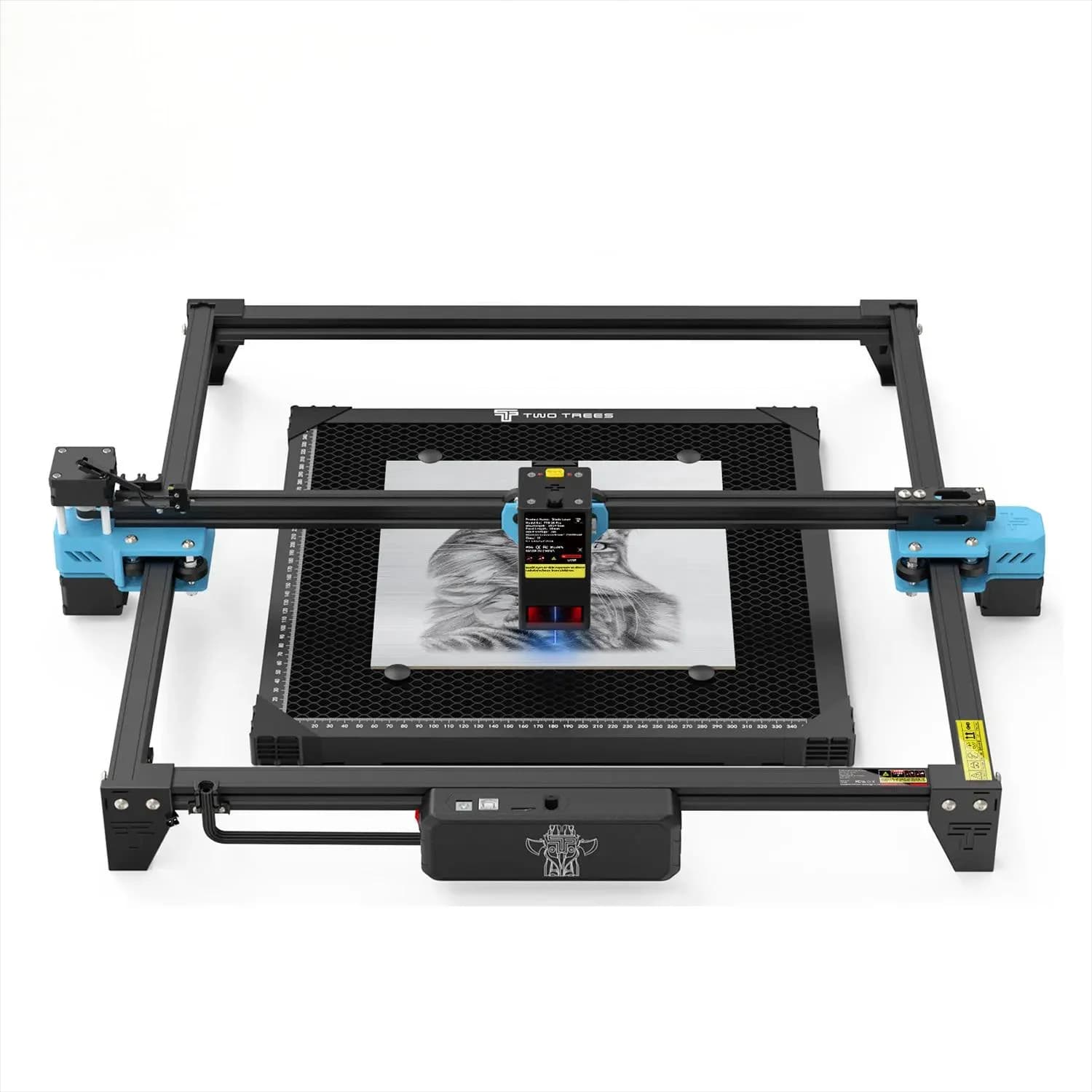 TTS-20 Pro CNC Metal Laser Engraver Support Offline Control Laser Taglierina Leather Wood Acrylic Tools With Curtain