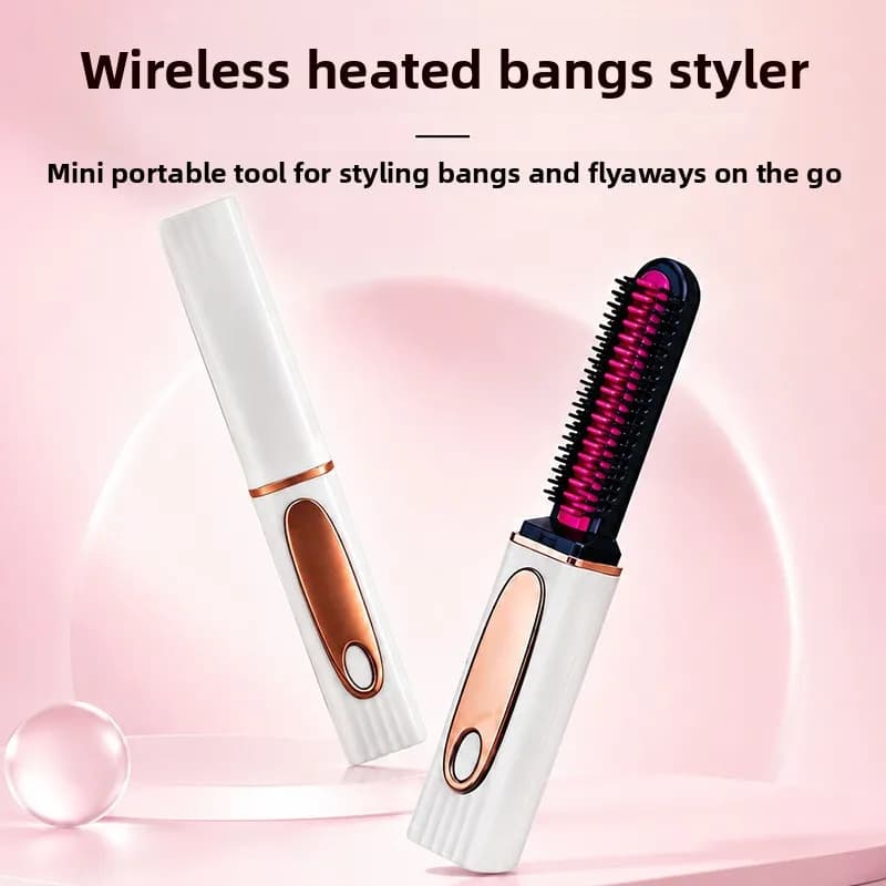 Popular cold air comb hot and cold air straightening comb for curly hair dual-purpose hair straightener for home use