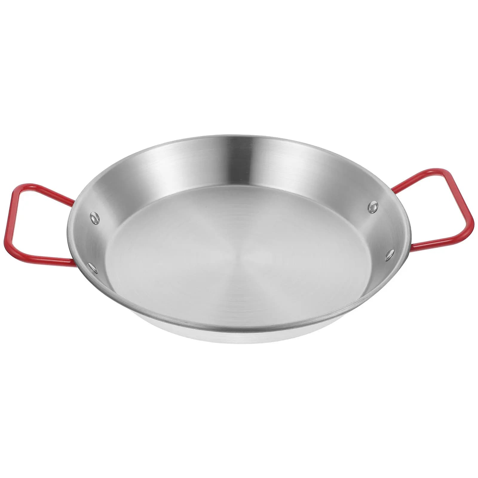 Padella Antiaderente in Acciaio Inossidabile 20 cm con Fondo Piatto per Uova, Pancake, Omelette, Pollo Fritto, Noodles Italiani, Cucina