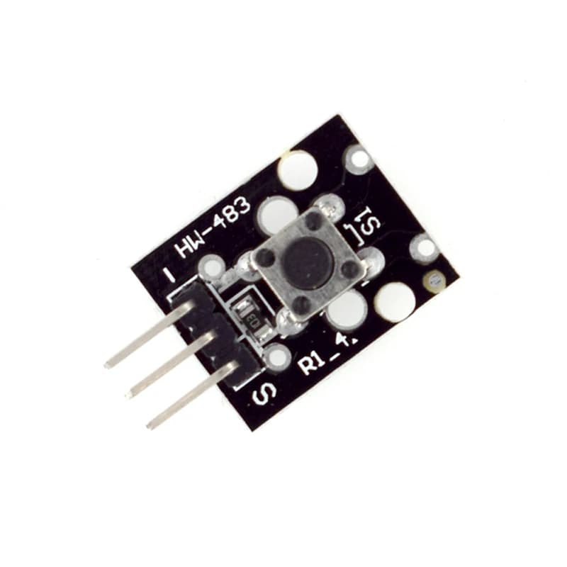 KY-004 Digital 3-pin interface LED button Micro switch Tactile switch 1 position key switch Sensor module for Arduino Starter KIT FAI FROM TE