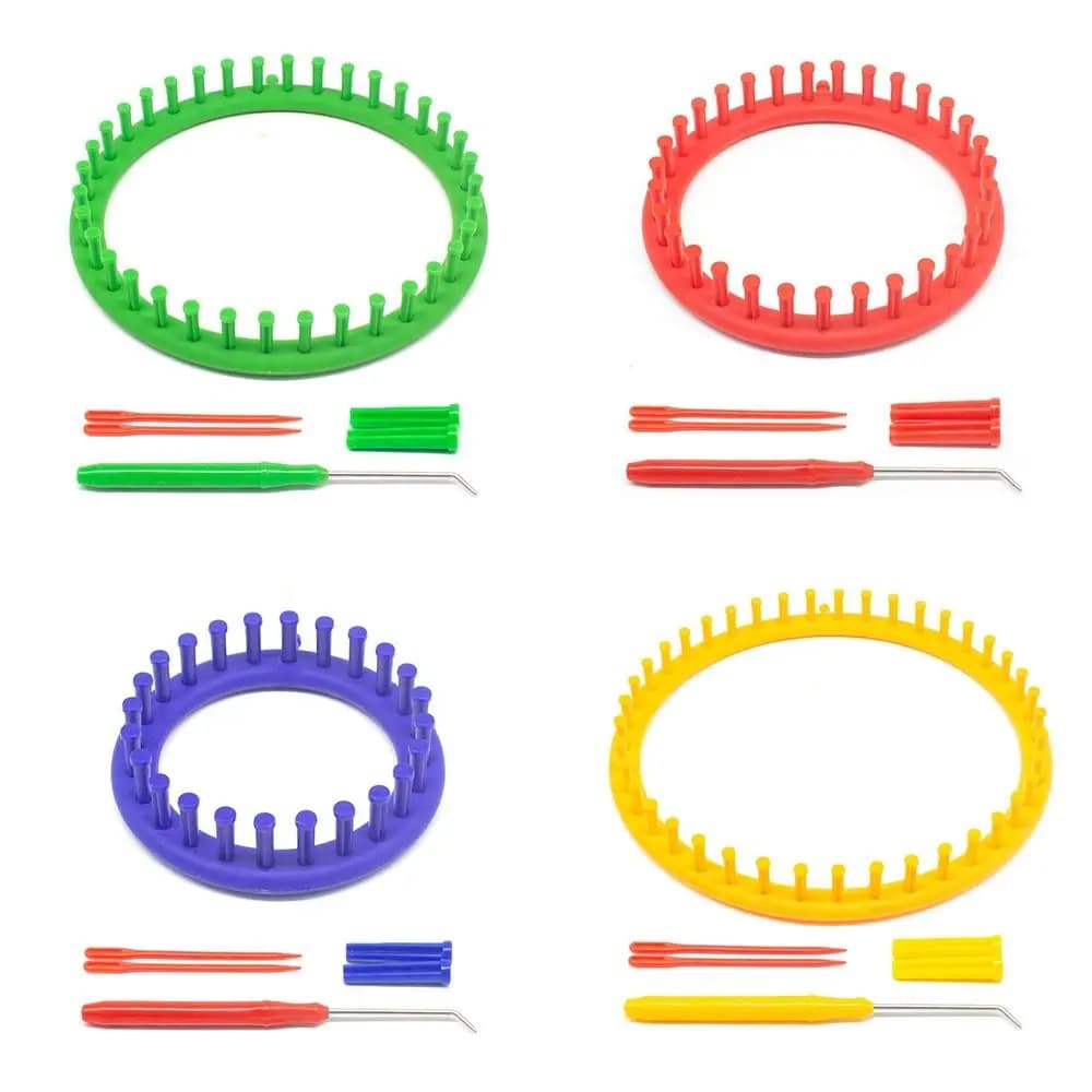 DIY Round Knitting Loom Sewing Knitting Tool Accessories Kids Adults Knitting Device Weaving Scarf Sweater Hat Shawl