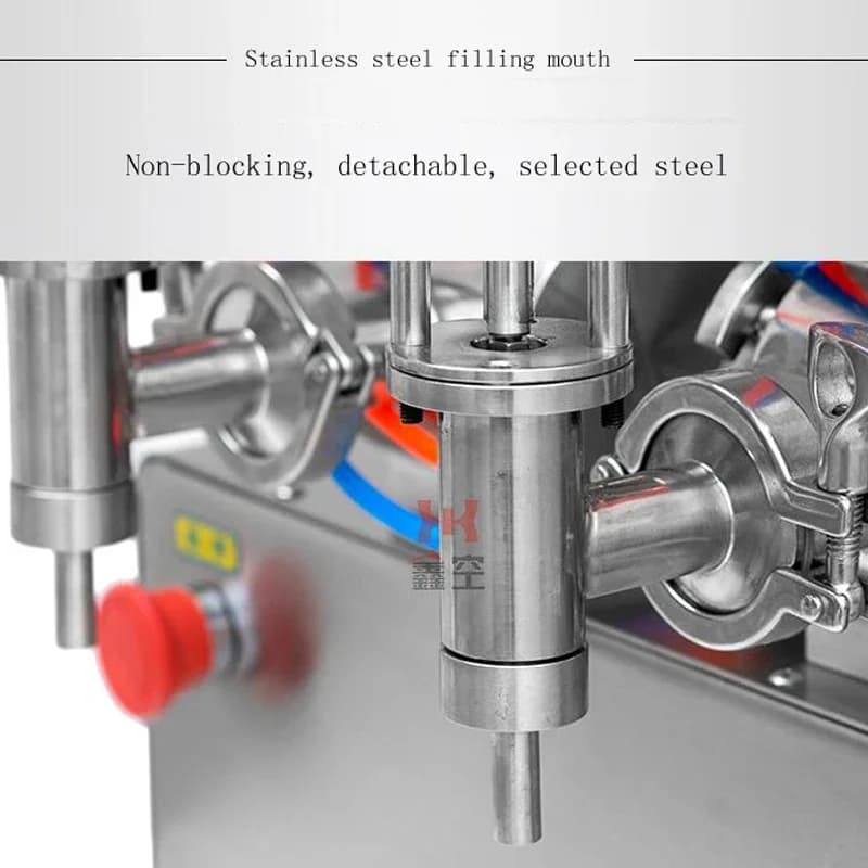 Double Headed Liquid Paste Filling Machine Commercial Bottle Filler Honey Pasta Peanut Butter Sauce Food Packaging