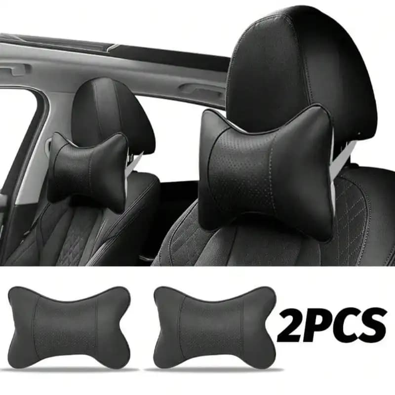 Auto Safety Car Seat Headrest with Breathable Mesh Relax Pillow Head And Neck Rest Cushion Auto Protector