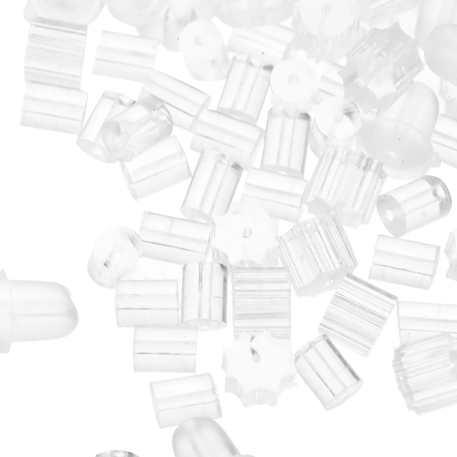 300Pcs Earring Backs Safe Silicone Rubber Backings for Pierced Studs Replacement Stoppers Compatible with Heavy Droopy Earrings
