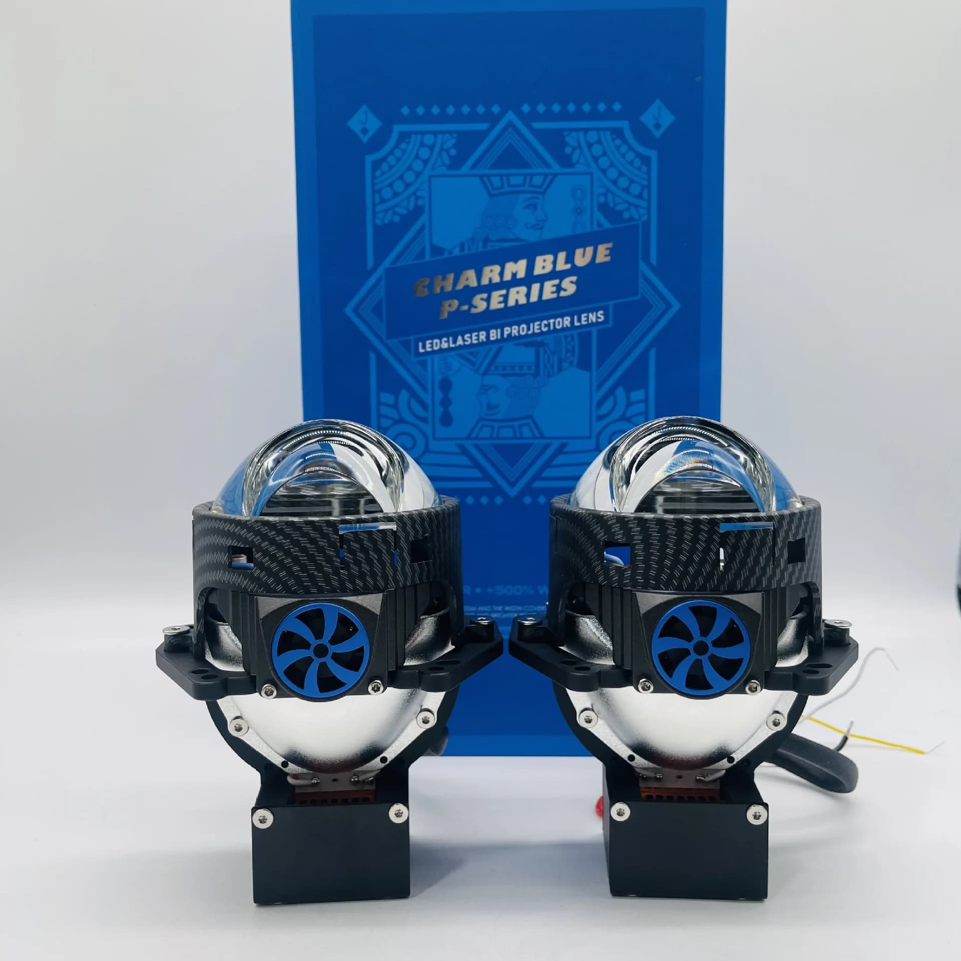 3 inch single direct laser headlight headlight led headlight car light car modification high power 80w double lens factory
