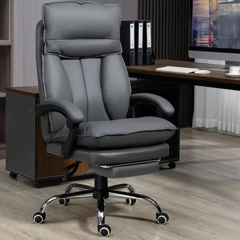 Comoda sedia direzionale girevole Supporto per la schiena Nero Fantasia Massaggio Sedia ergonomica Computer Nordic Sillas De Oficina Mobili