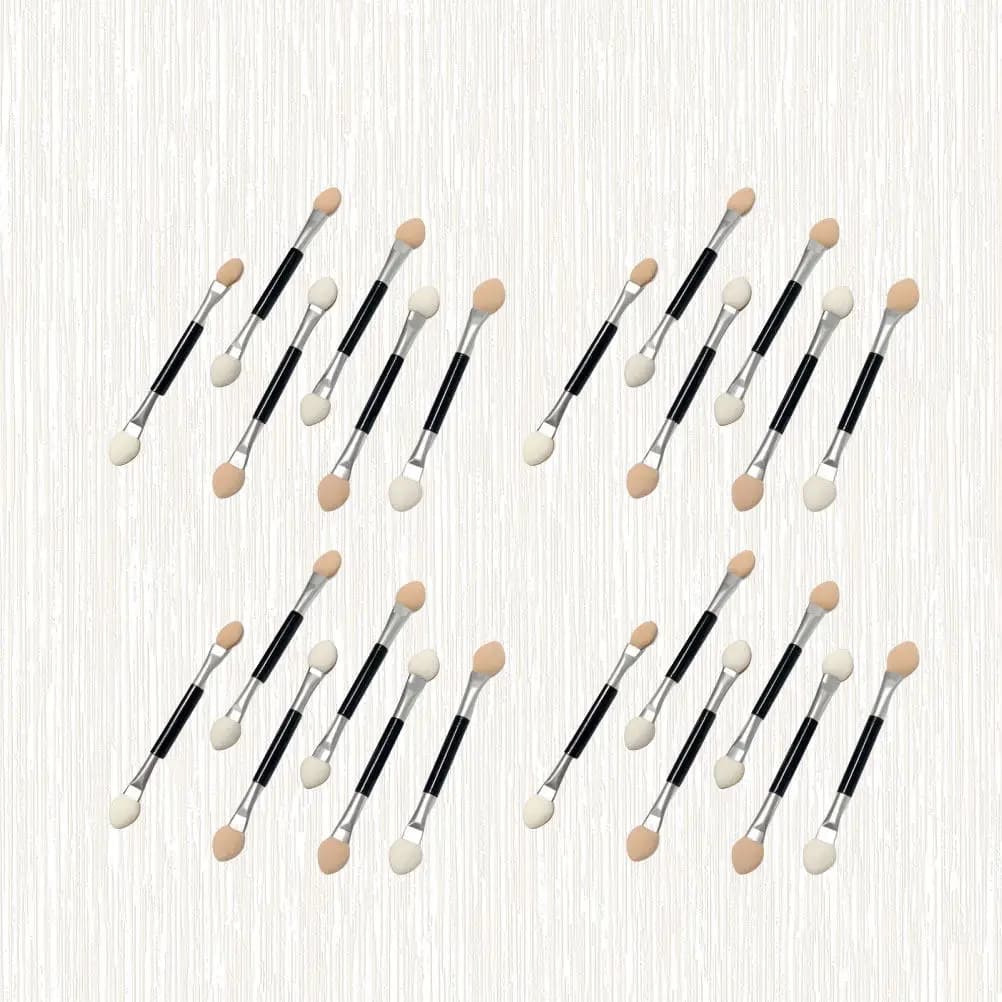 Kit di pennelli per ombretti da 30 pezzi, a doppia testa, leggeri, facili da impugnare, con superficie liscia, per donne, viaggi, festival, uso quotidiano