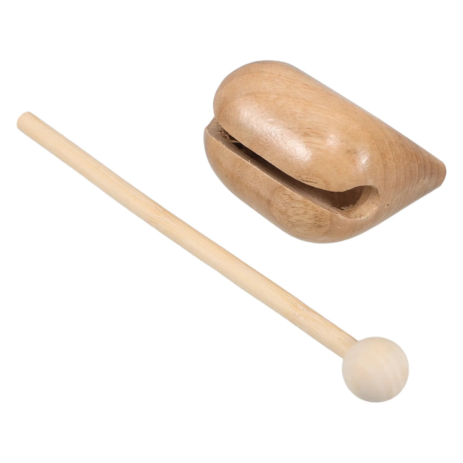 Strumento a percussione Montessori in legno a forma di pesce, tamburo ritmico per la prima educazione dei bambini, strumento per il rilassamento e la calma, musica prescolare