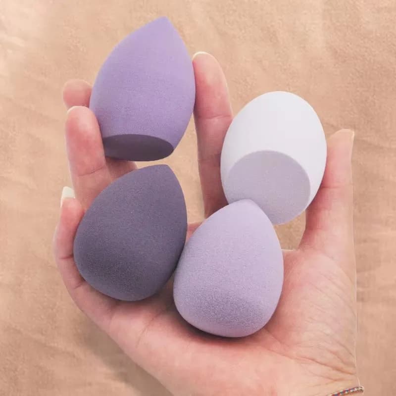 1-12 pezzi Beauty Egg Cosmetics Puff Spugna per trucco Fondotinta Trucco in polvere Strumenti di bellezza Accessori per trucco femminile