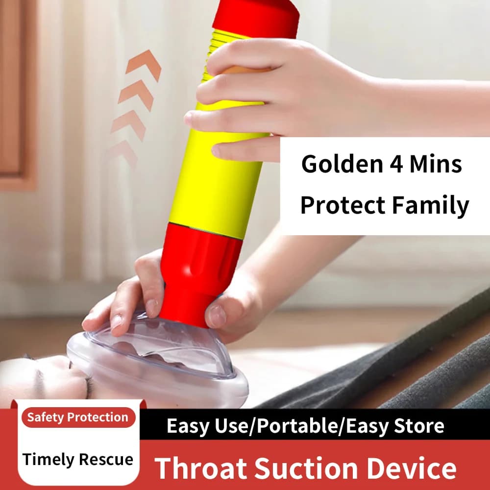 Heimlich Anti-choking Device Including1 Large and 1Small Mask First-aid Breathing Trainer Choking Rescue Mask Simple Convenient