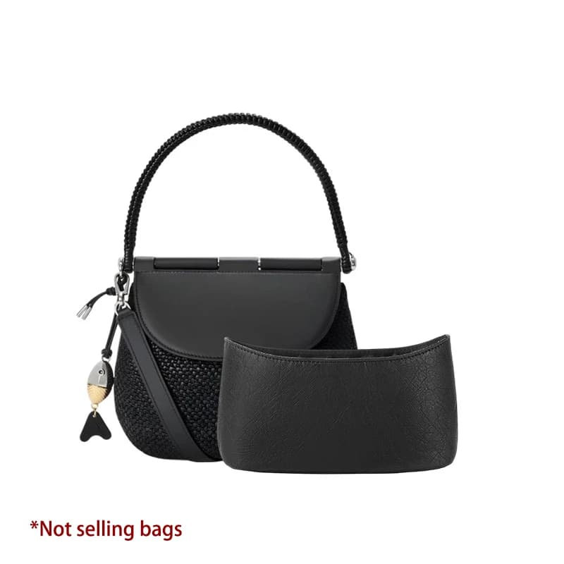 Zipper Felt Bag Organizer Insert For Loewe Tote Handbag Lightweight Inner Liner Storage Purse Accessories