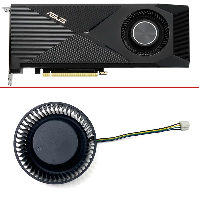 NEW Cooling Fan For 78mm 4pin PLB08025B12HH CF7525U12D RTX3080 GPU Cooler For ASUS RTX 3070 Ti 3080 3090 TURBO Video Card Fans