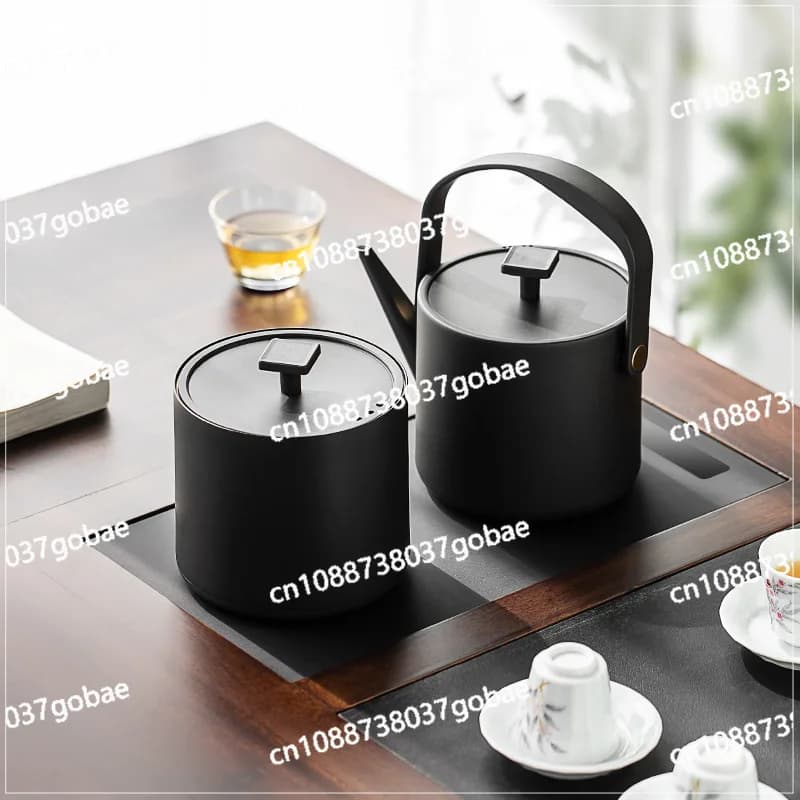 Electric kettle for water supply with fully automatic bottom with integrated sterilization pan