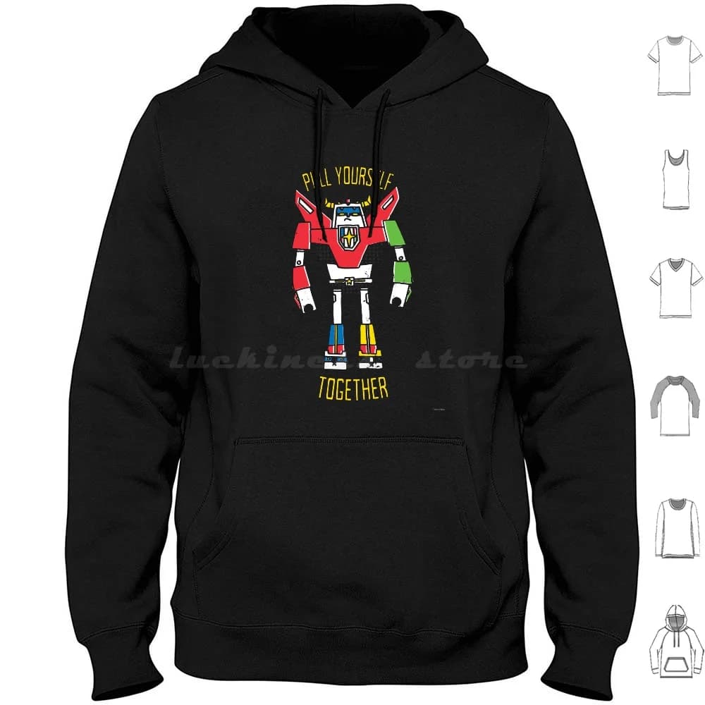 Pull Yourself Together Hoodie Cotton Long Sleeve Voltron Robot Anime Cartoon Pop Culture Animation Character